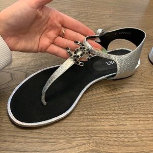 Chanel Sandal Large Logo